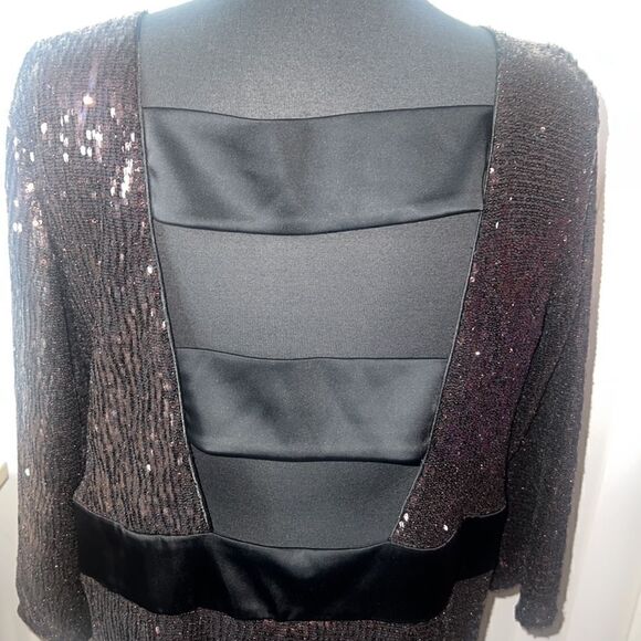 NWT A.B.S By Allen Schwartz Bronze Gown - Picture 5 of 7